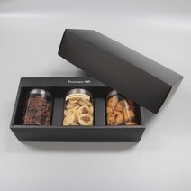 천운패키지 쿠키박스 3구 블랙 1묶음10개, 단품