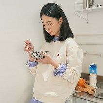 [원데이 30% 쿠폰] 코지 오가닉 스웨트셔츠 IVORY