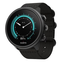 SUUNTO 9 Baro: 견고한 GPS 러닝 사이클링 경로 내비게이션이 있는 어드벤처 시계, Titanium, Charcoal, Charcoal