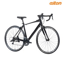 알톤 자비스18 입문용 로드자전거 소라18단 2023년, 글로시 블랙, 490mm, 완전조립 후 배송