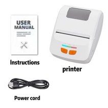 옵셋인쇄기 잉크젯마킹기 골프공 평판 프린터 미니 스티커 라벨 감열식, T230 White No Paper+KR