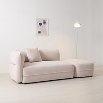 유씨엠 몽그리 아쿠아패브릭 2인소파 (좌우 선택), 좌측 타입, 라이트 그레이