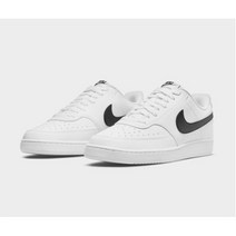 국내매장판 나이키 코트 비전 로우 넥스트네이처 검흰 깔끔한 빅사이즈 데일리 스니커즈 커플 운동화