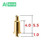 10개 높이 5.5mm 딥타입 포고핀 Double Head