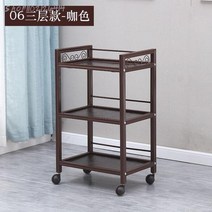 미용실트롤리 틈새수납장 트롤러 서빙카드 이동식카드 왜건 2단 3단미용실 트롤리 및 서랍 보관 선반 이, 04 50x33x83cm   4