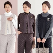 [엄마옷 로즈맘] 구름면누빔조끼