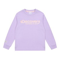 [디스커버리] 키즈긴팔티 JQS DKRL22021-LVS 키즈 기본로고 라운드티셔츠