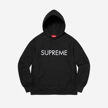 슈프림 캐피탈 후드 스웨트셔츠 블랙 - 22FW Supreme Capital Hooded Sweat셔츠 205861