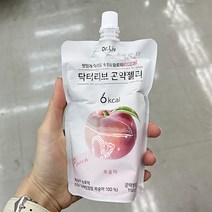 닥터리브 곤약젤리 (복숭아) 150g x 5개 보냉백포장, 아이스보냉백포장