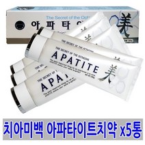 성원제약 아파타이트 치약 유칼립투스 프로폴리스 치아미백, 5개