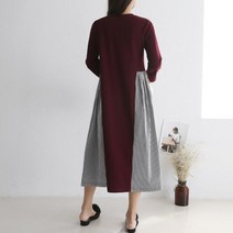 EYI110368배색 스트라이프 원피스 1014934