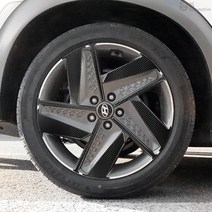 JS automotive 넥쏘 휠 타이어 마스크 19인치 카본 홀로그램 프리즘 스티커 튜닝필름 가드 긁힘방지 몰딩 패널 DIY 익스테리어 장식용품, J타입