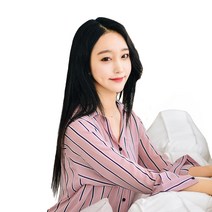 프리티레이디 50cm 인모100% 셀프 똑딱핀 가발 9피스(A) 고급레미모, 2핀x6개+3핀x3개, #4
