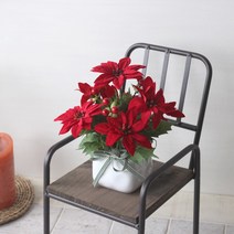 포인세티아 화분(조화), 상세 설명 참조