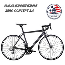 2022 신형 제로컨셉2.0 시마노 클라리스 16단 로드 사이클 매디슨바이크, 56, 100% 조립 추가배송비, 클라이맥스 블랙