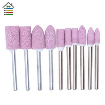 연마재신제품 모듬 장착 포인트 그라인딩 스톤 헤드 휠 고무 가죽 연마 팁 Dremel 전기 로타리 공구에 적합, 02 B-blue
