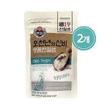 CJ 백설 오천년의 신비 명품 천일염 가는 입자, 250g, 2개
