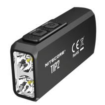 나이트코어 TIP2 초소형 USB 포켓 랜턴 밝은 충전식, TIP2블랙USB충전케이블x