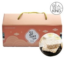[맘스킹]강릉모래내한과 손가방 찹쌀사각강정 선물세트, 단품