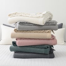 아몽레브 모달패드 벨벳 피그먼트 워싱 스프레드 이불 패드 목화솜 패밀리사이즈 사계절 Q S, 그레이