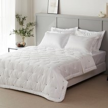 [바보사랑] 클푸 크라운 자수 차렵이불 Q