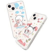 [바보사랑] B옴팡이 큐링 투명젤리 아이폰 케이스, 기종:아이폰11프로맥스 / 디자인:해피팡팡, 상세 설명 참조