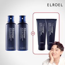 [KT알파쇼핑](붐 추천) 엘로엘 옴므 올인원 로션 100ml+페이셜워시 100ml*2세트