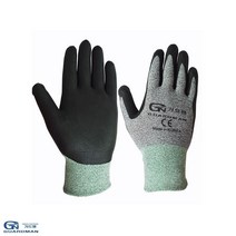 가드맨 NBR 폼 코팅장갑 멜란지 그레이 2종 택1, M