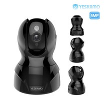 YESKAMO 예스카모 고화질 실내외용 보안 무선 IP CCTV 카메라, KR-826-5M-Hei-선택5