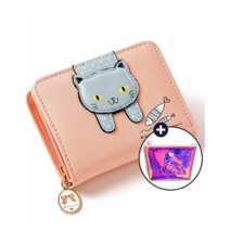 반지갑 고양이 캐릭터 새학기선물+키링(사은품)