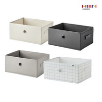 한샘(생활) [한샘] 샘 폴리 수납정리 바스켓(중)_3P, 베이지(3P)