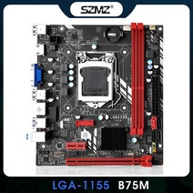 JINGSHA 데스크탑 마더보드 B75 LGA1155 i32100 i32120 i33240 i52400 i53450 i53470 i72600 CPU 지원 DDR3 메모리