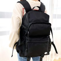 홍대언니 캐주얼 더플 포켓 지퍼 백팩 가방 BISA731