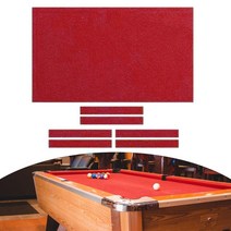 당구장당구대 당구 다이 업소용 개인용 가정용 전문 당구 테이블 펠트 천 풀 식탁보 쿠션 7ft 8ft 9ft w, 05 8ft Red