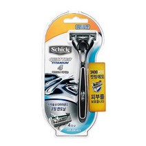 [핫템] 쉬크 쿼트로 티타늄 4중날 면도기_9220909999EA, 본상품선택, 본상품선택