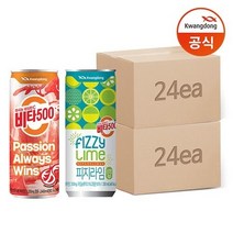 [본사직영]광동 비타500F 240ml x 24캔 + 피지라임 250ml x 24캔, 비타500F+피지라임, 48캔, 단품