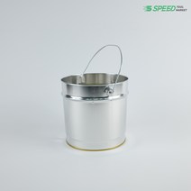 페인트통 사이깡 공캔 깡통 휴지통 사각캔 원형 4L, 단품