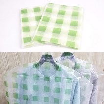 비앤비블 체크무늬 옷가게 세탁소 비닐 행거 커버 가리개 옷걸이 양복 정장 덮개 천 2P