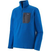 파타고니아 R1 에어 집넥 후리스 풀오버 블루 반집업 양털 레이어 Patagonia R1 Air Zip-Neck Pullover