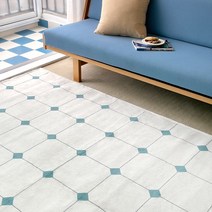 실키 타일 러그 극세사 카페트 겨울 거실러그 주방 침실 미끄럼방지