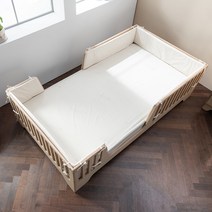 [쁘띠라뺑] 모던 바이오워싱 범퍼(로이 자작나무침대)