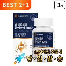 관절연골엔 엠에스엠 2000 1 011mg, 3통, 120정