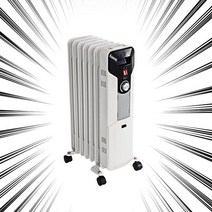 전기 라지에이터 캠핑용 500W 전기 욕실 가정용 방수 화장실 라디에이터 5핀 7핀 9핀 11핀 15핀 동파방지 난방기, 2.AT-70BZ 7핀 1500W