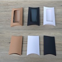 반달 선물 상자 1P 크래프트 투명 오목 소형 포장 구디백 간식 답례품 크라프트 박스, A_크라프트