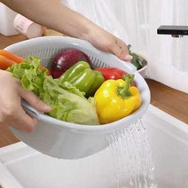 플라스틱 물빠짐 씽크대 주방 야채 광주 라지 아이디어 바구니, T02-북유럽블루 중간사이즈걸레 한줄