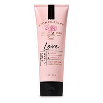 bathandbodyworks 배쓰앤바디웍스 로즈 바닐라 바디크림 Aromatherapy ROSE VANILLA BBW 226g, 1개