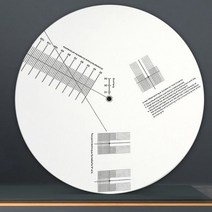 회전판 원형 전시용 태양열 미끄럼 방지 LP 비닐 레코드 픽업 보정 플레이트 거리 게이지 각도기 조절 도구 눈금자 턴테이블 lcd 화면 디지털 측정, A1