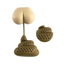 차 여과기 재사용 가능한 똥 모양의 실리콘 차 필터 Infuser 홈 오피스 커피 양조 도구, type1