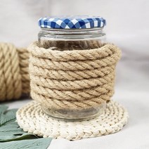 굵은마끈 두꺼운 황마끈 12mm 라탄 공예용 리폼용