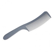 ST SHOP 2xBarber 스타일리스트 곡선 스타일링 빗 플랫 탑 미용 빗 그레이, 회색, 23.5x5cm, 플라스틱